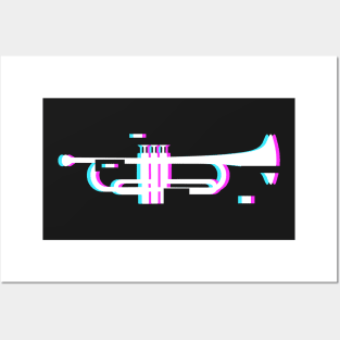 Glitch Trumpet | Marching Band Posters and Art